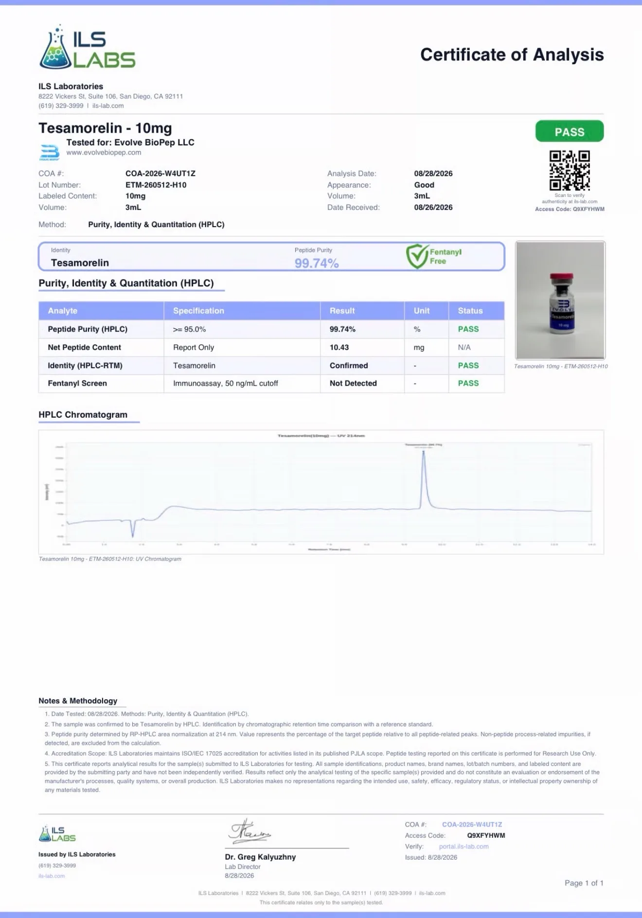 Tesamorelin 10mg - Image 2