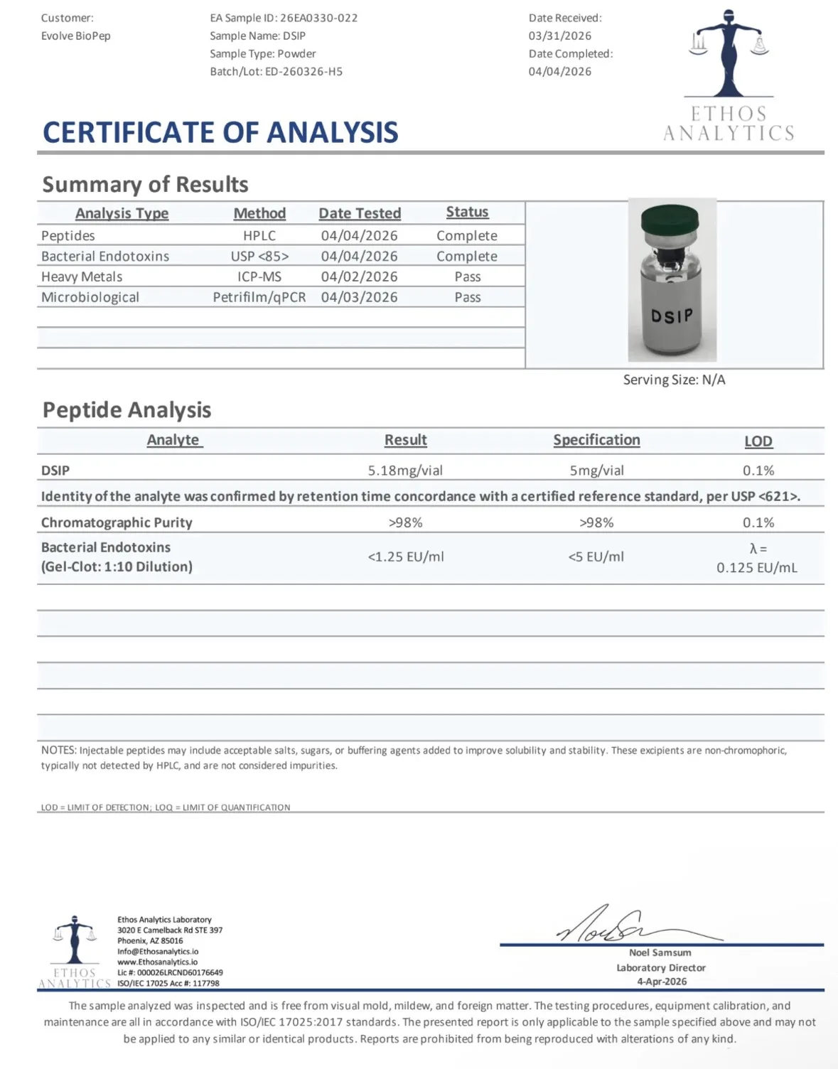 DSIP 5mg - Image 3