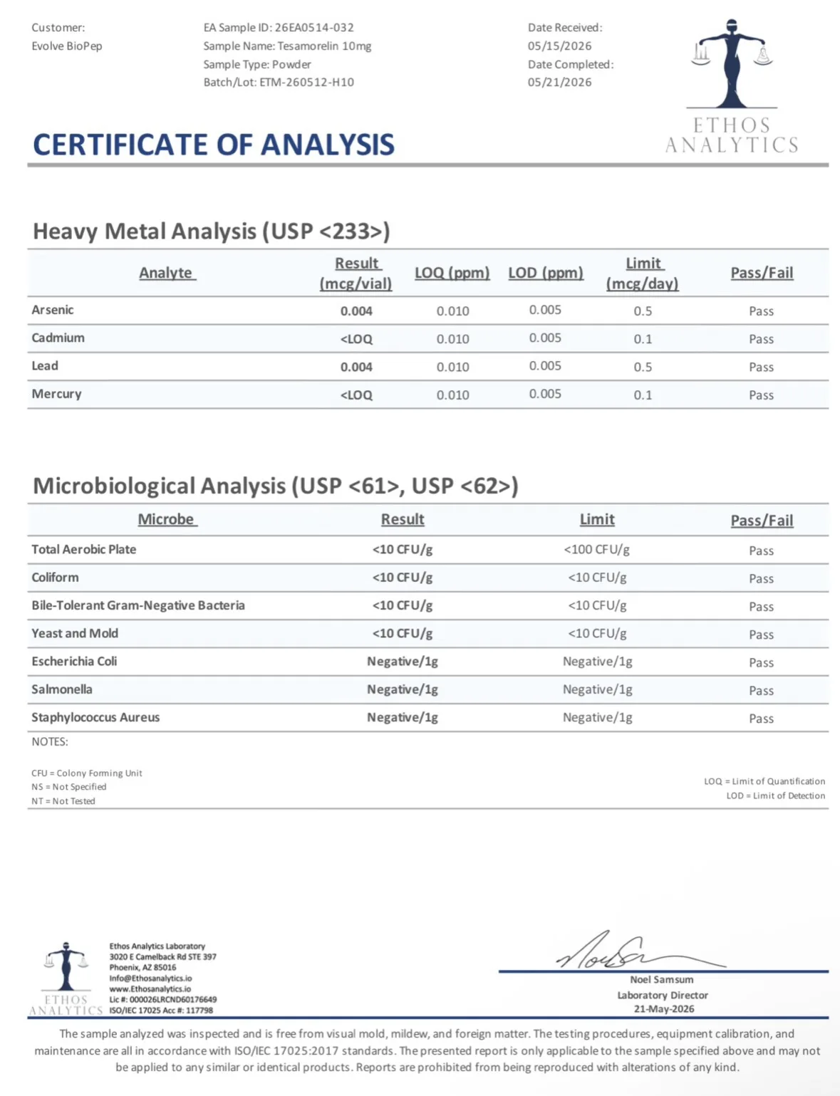 Tesamorelin 10mg - Image 4