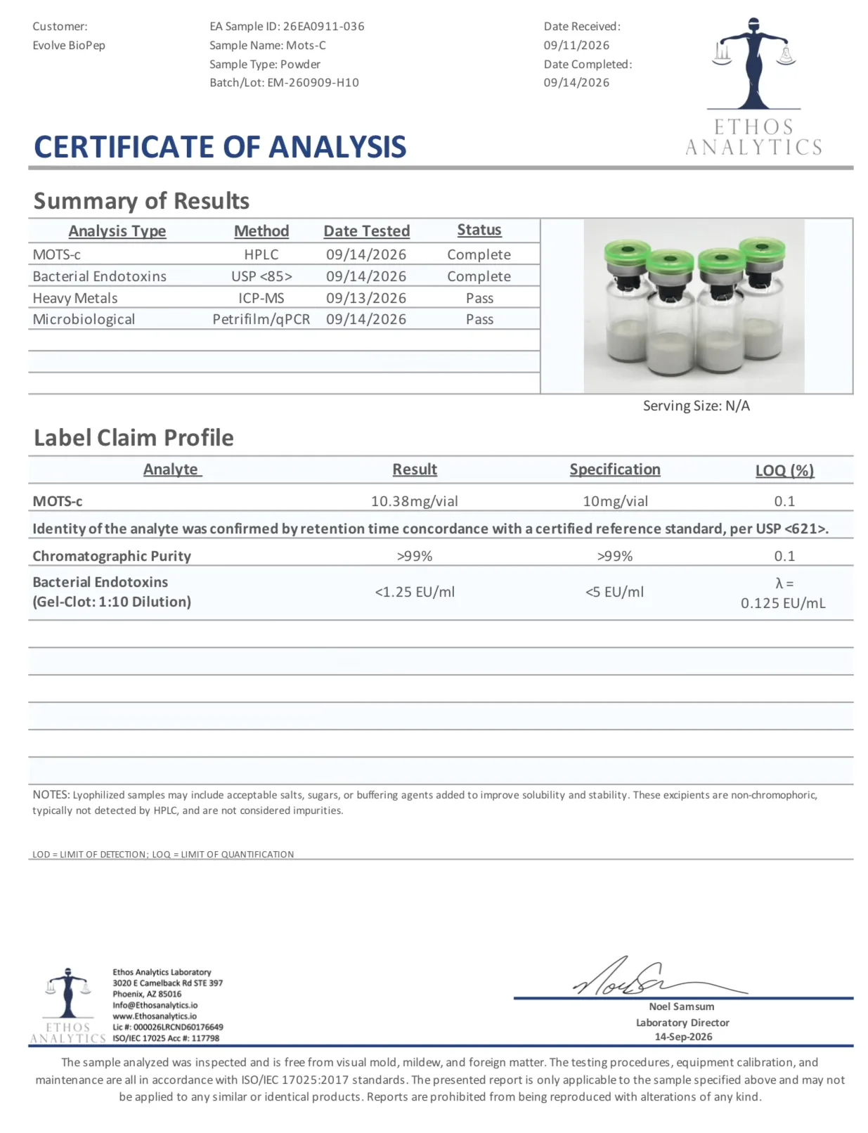 MOTS-C 10mg - Image 2