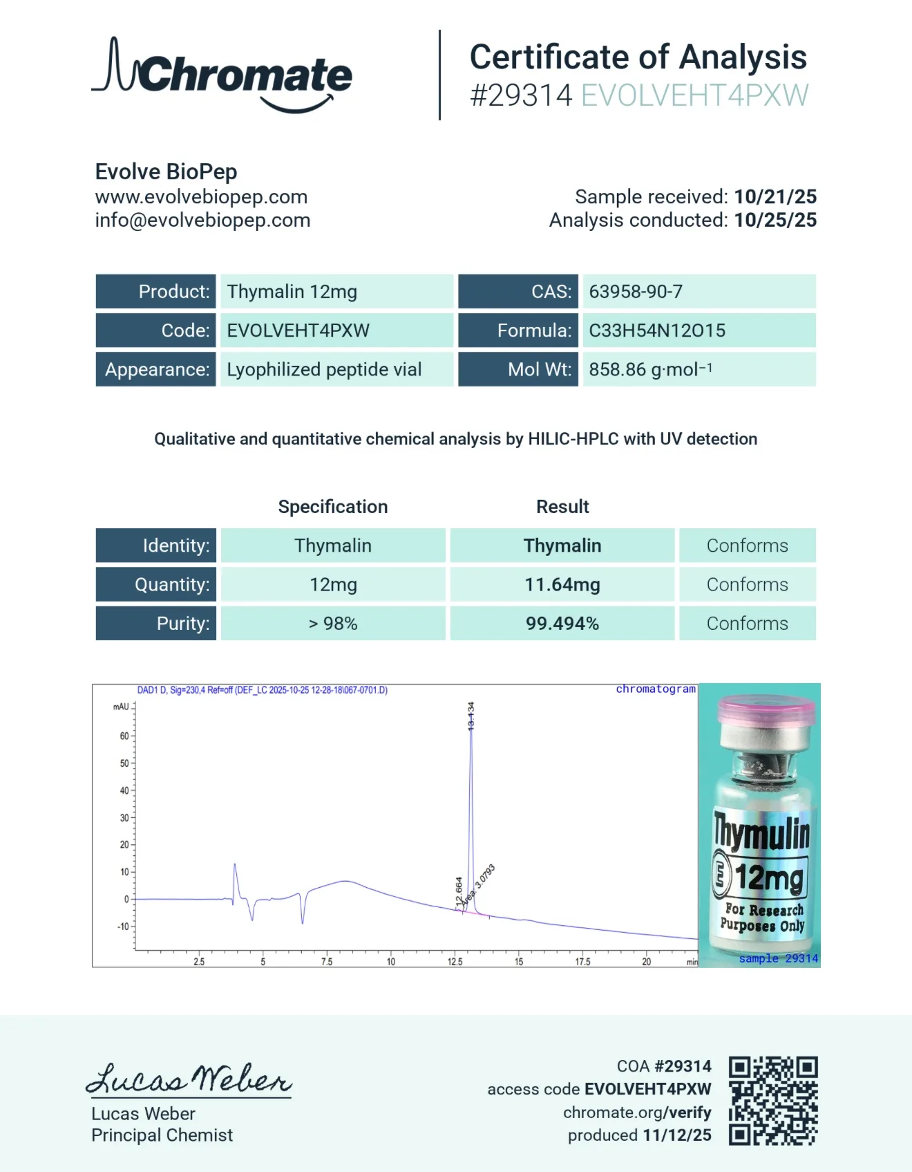 Thymalin 12mg - Image 2
