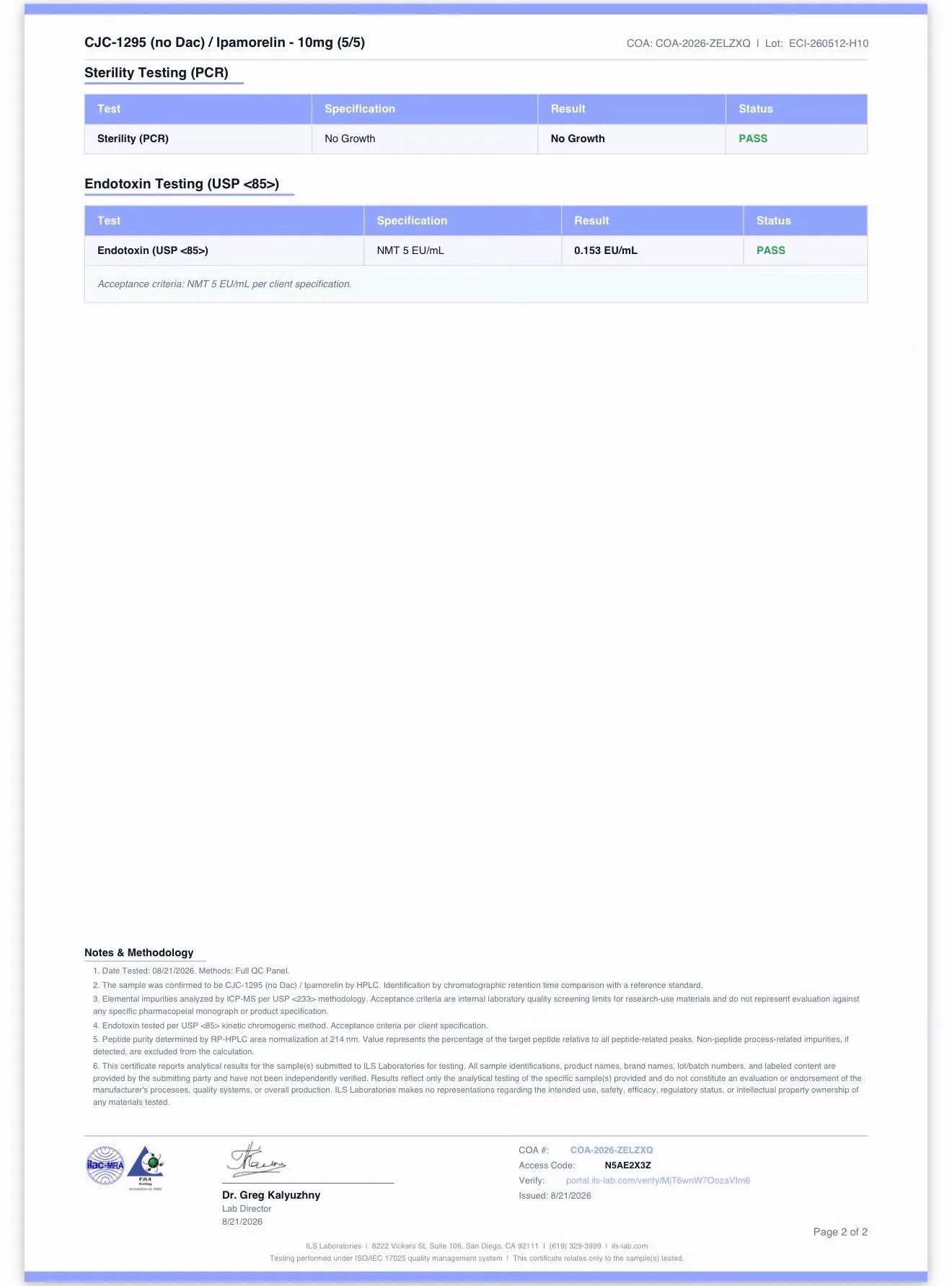 CJC-1295 (noDac) / Ipamorelin 10mg - Image 3