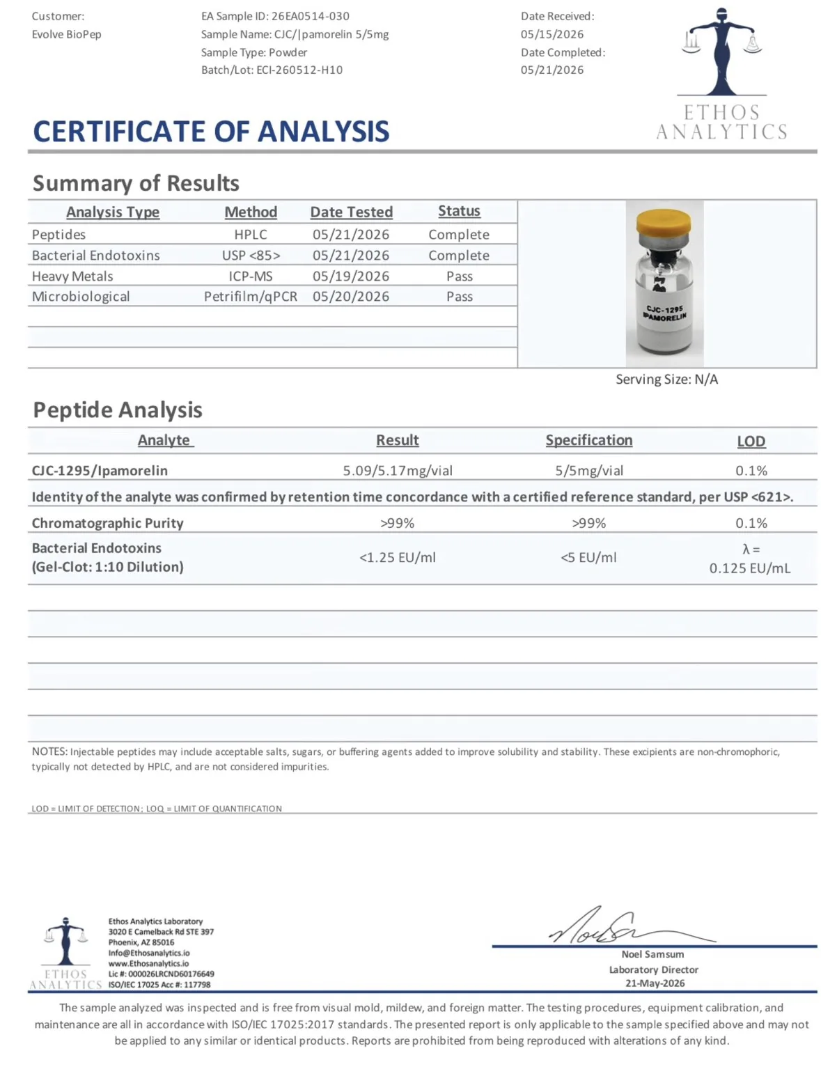 CJC-1295 (noDac) / Ipamorelin 10mg - Image 4