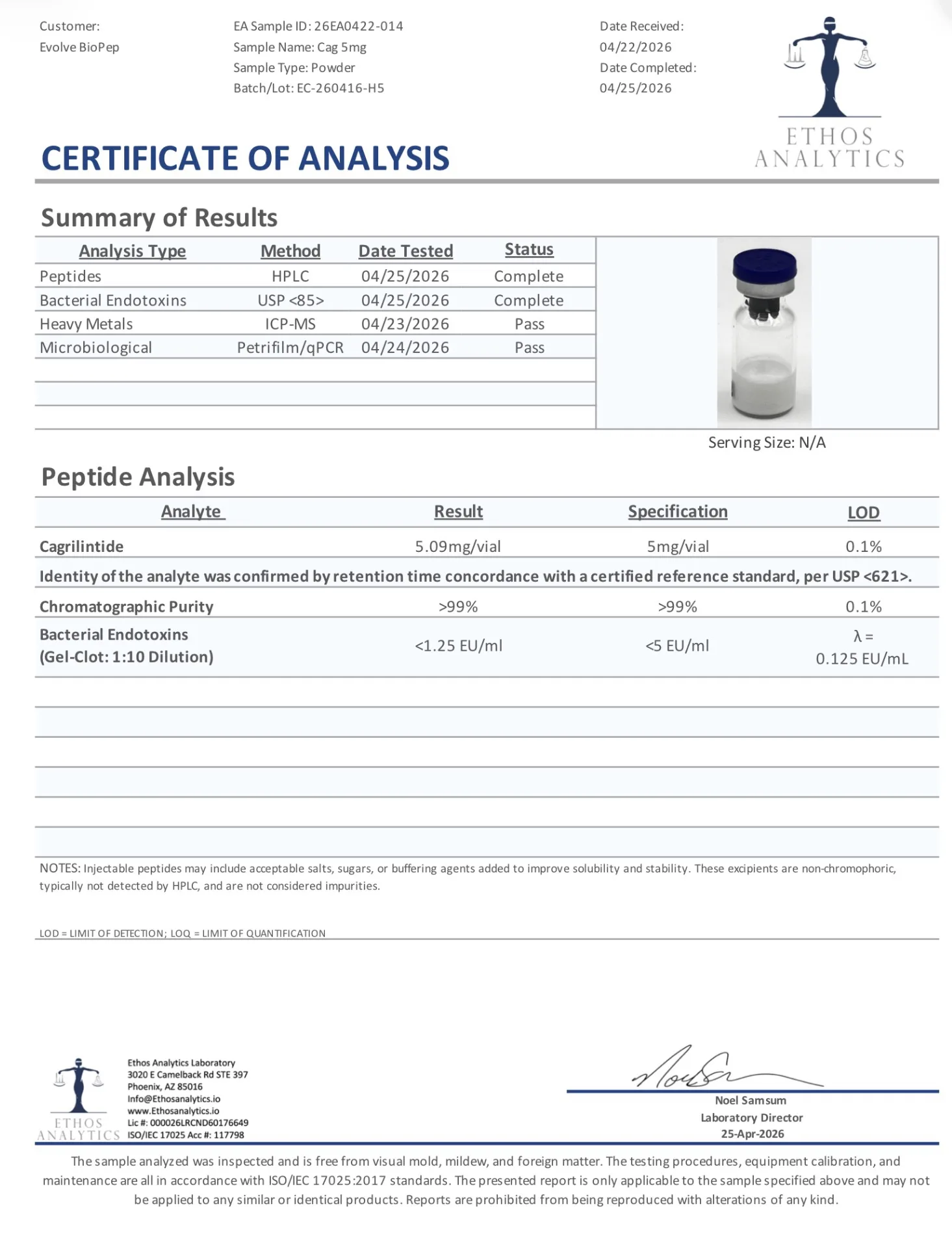 Cagrilintide 5mg - Image 4