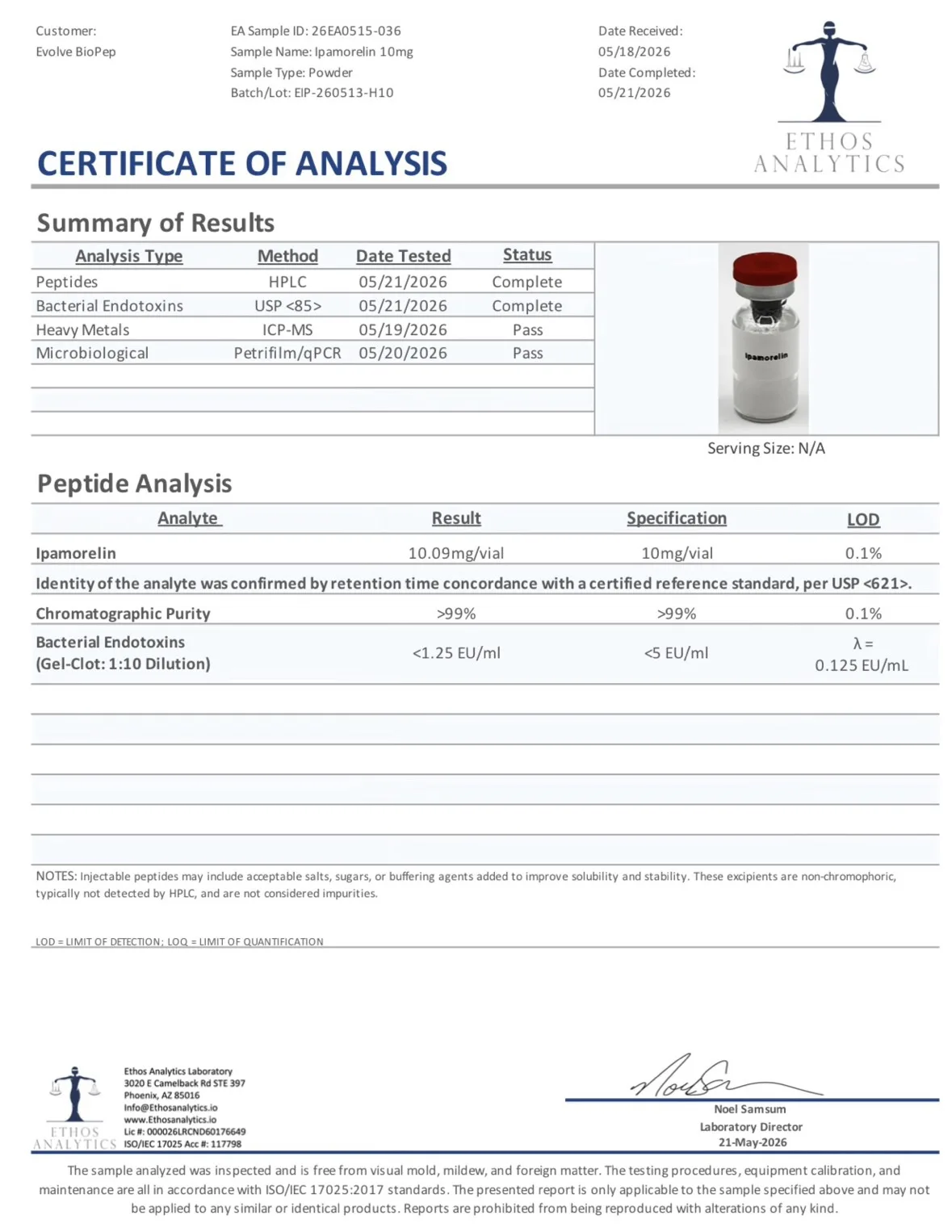 Ipamorelin 10mg - Image 4