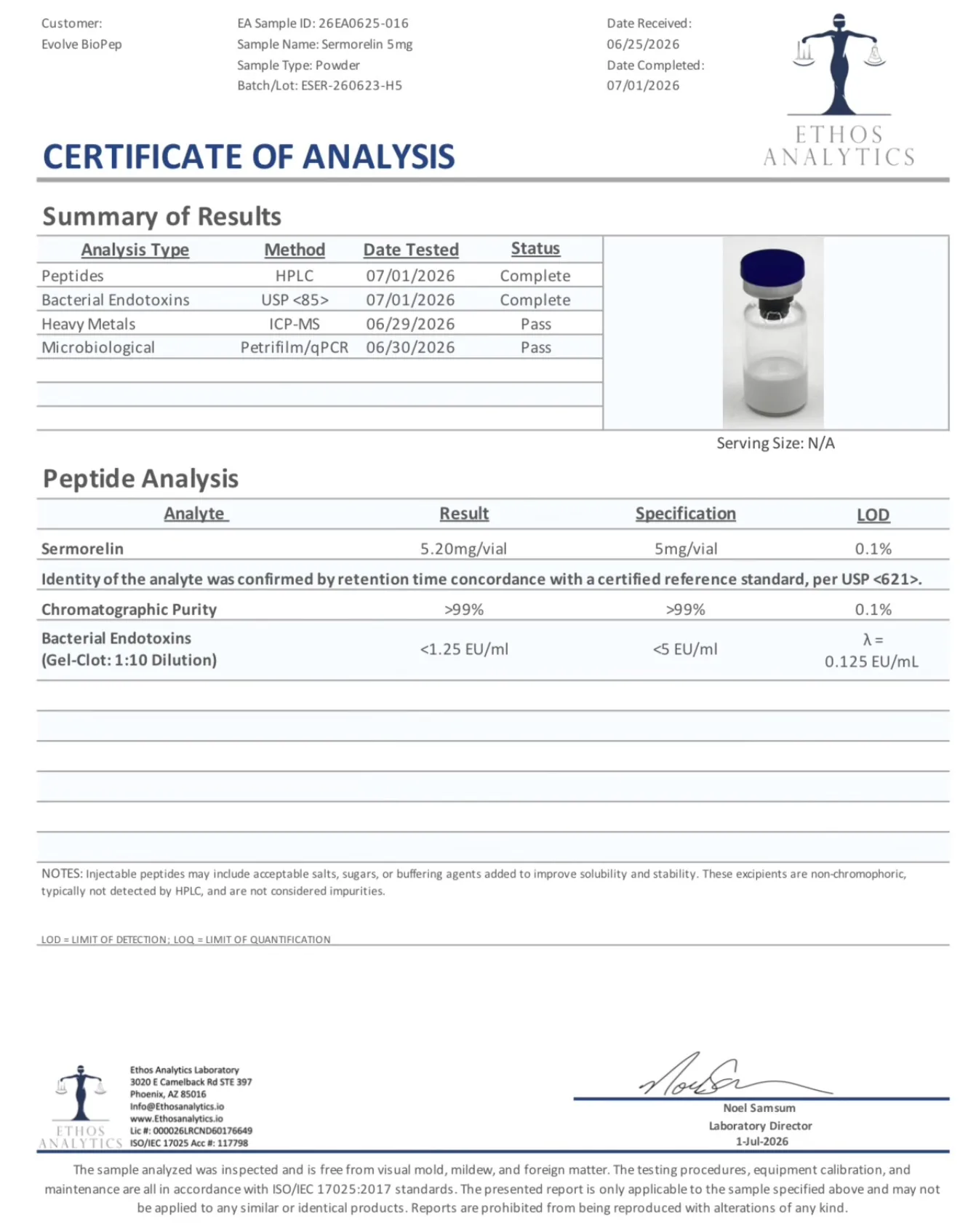 Sermorelin 5mg - Image 2