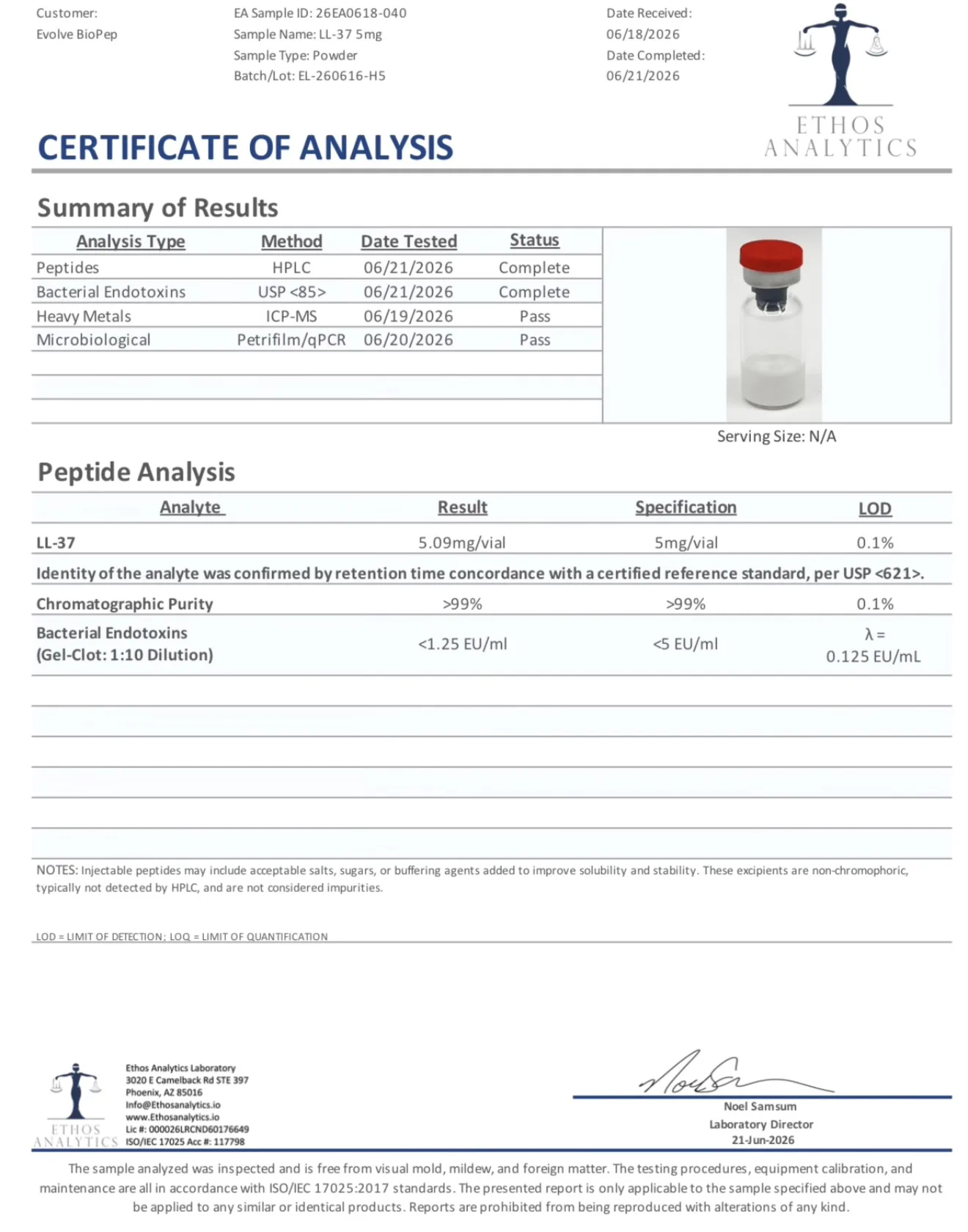 LL-37 5mg - Image 2