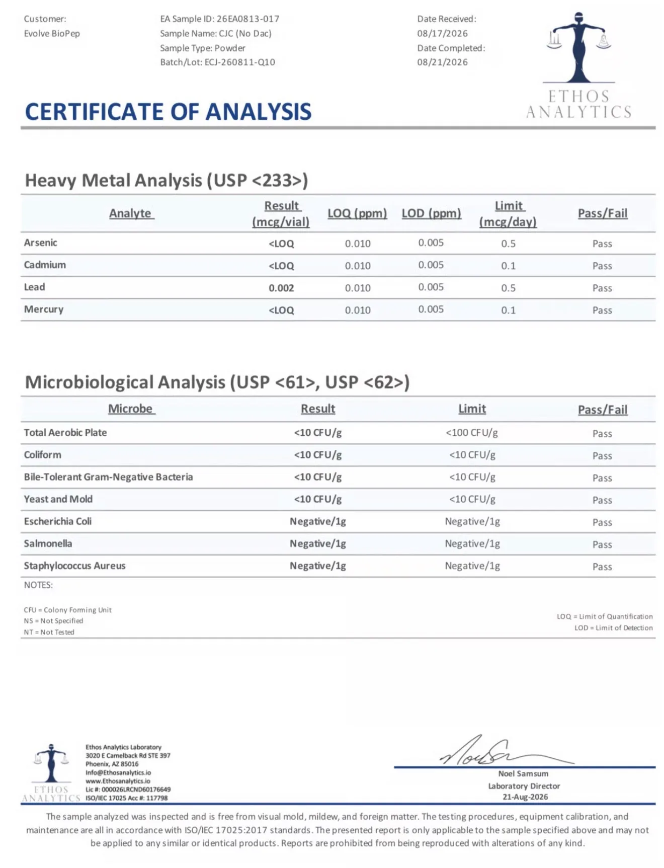 CJC-1295 (no Dac) 10mg - Image 3