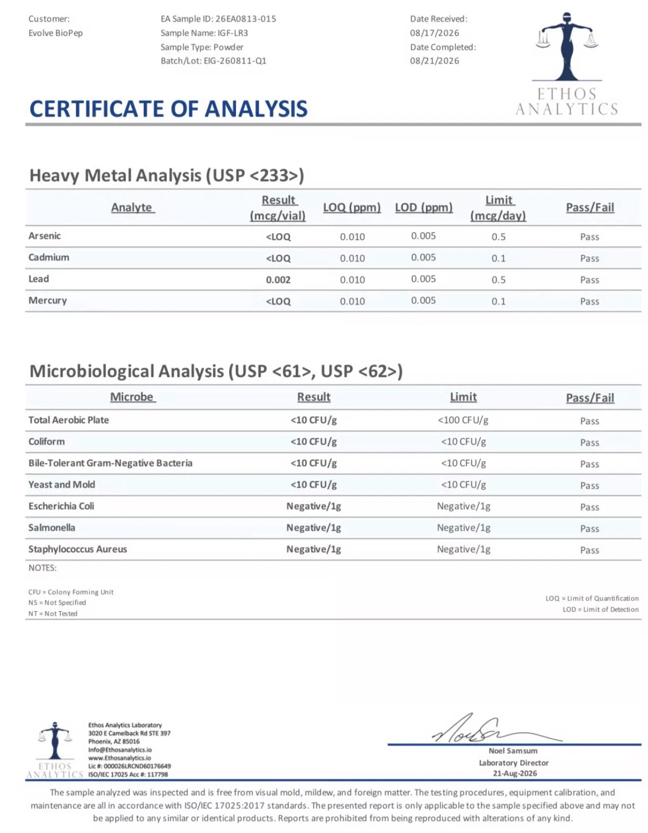 IGF-1 LR3 1mg - Image 3