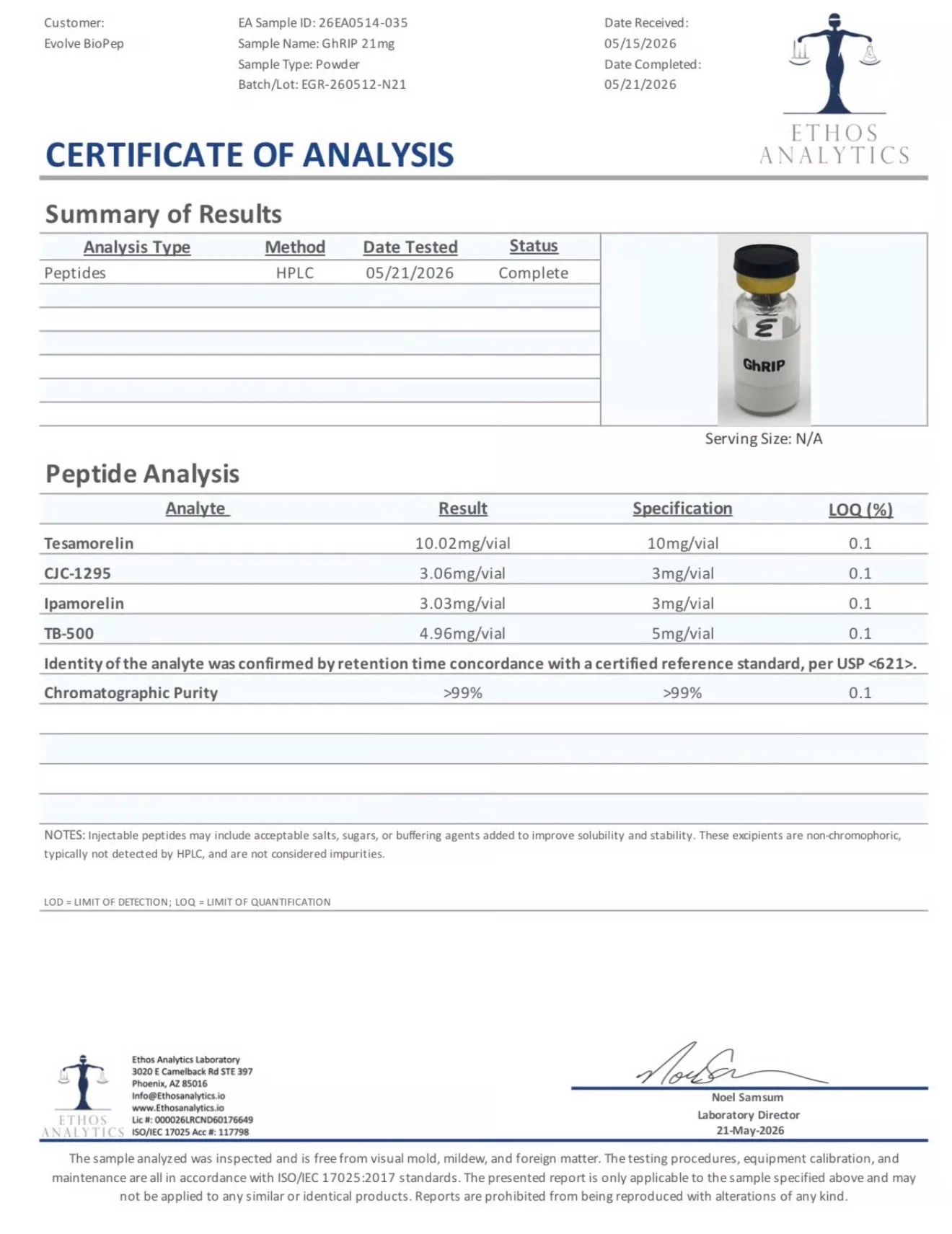 GHRP-2 5mg - Image 2
