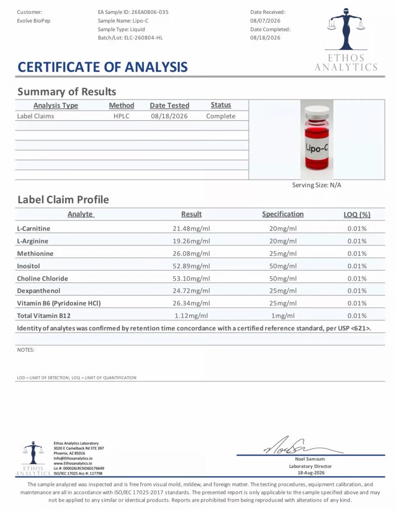 Lipo-C 10ml - Image 2